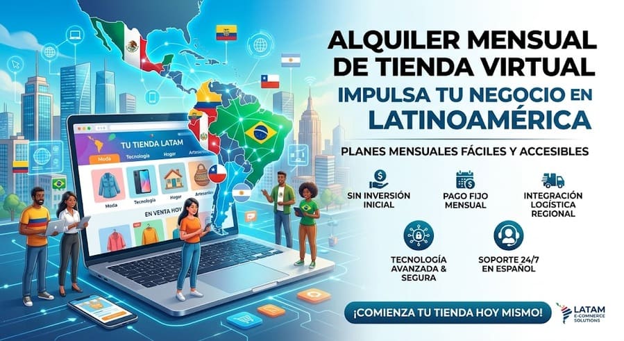 pago mensual tienda virtual
